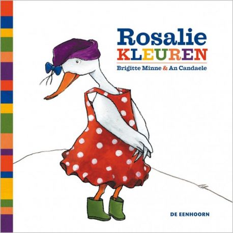 kleurrijk kartonboekje 'Rosalie - kleuren'