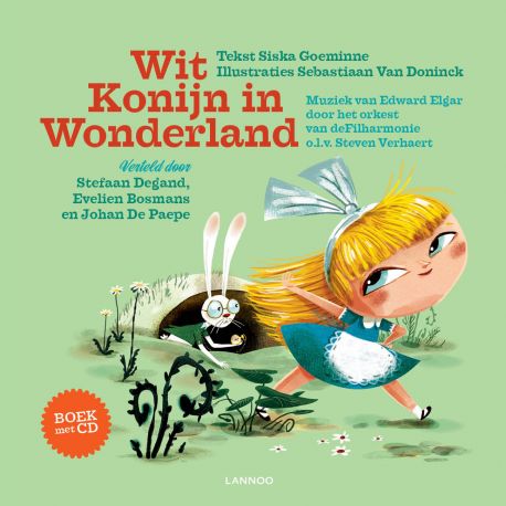 betoverend prentenboek met CD 'Wit konijn in wonderland' betoverend prentenboek met CD 'Wit konijn in wonderland'