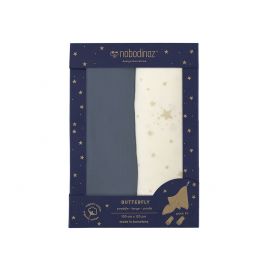 box 2u butterfly tetradoeken blauw 100 x 200