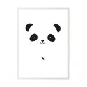 Monochrome poster - Panda