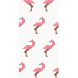 Behang Tangram Flamingo