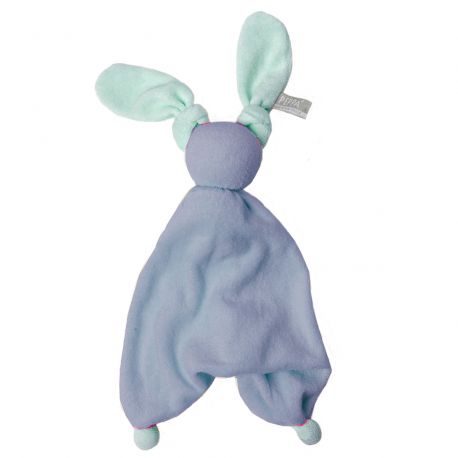 Knuffeltje Floppy badstof - Deep blue/fresh mint Knuffeltje Floppy badstof - Deep blue/fresh mint