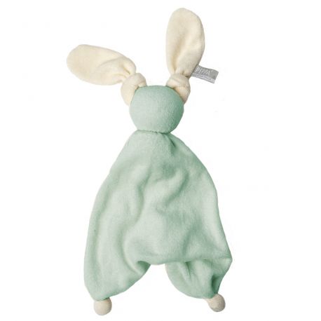 Knuffeltje Floppy badstof - Fresh mint/off white Knuffeltje Floppy badstof - Fresh mint/off white