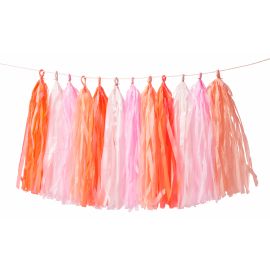 Roze kwast slinger
