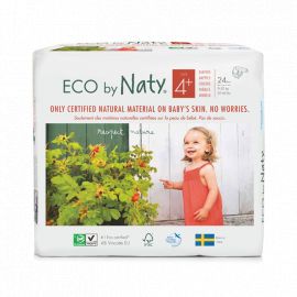 Ecologische wegwerpluiers - maat 4+ maxi (9-20kg) - 25 stuks