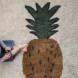 Streelzacht klein tapijt Fruiticana - Pineapple