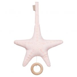 Muziekdoos starfish soft pink