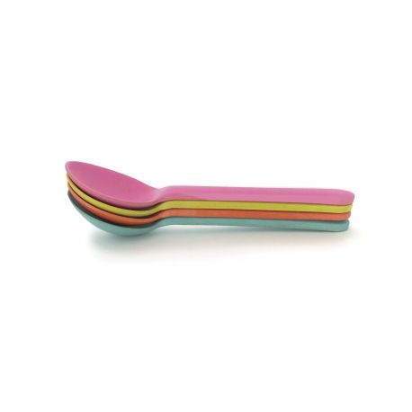 Set van 3 bamboe kinderlepels Bambino pop Set van 3 bamboe kinderlepels Bambino pop