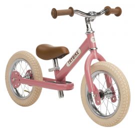 Trybike steel loopfiets vintage pink - tweewieler