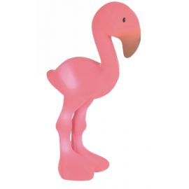 Piepend bijt- en knijpspeeltje - Flamingo