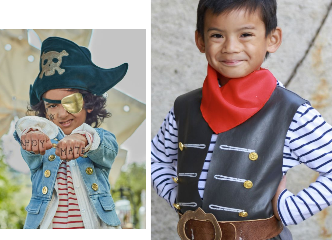piratenkostuum jongen en piratenkostuum meisje